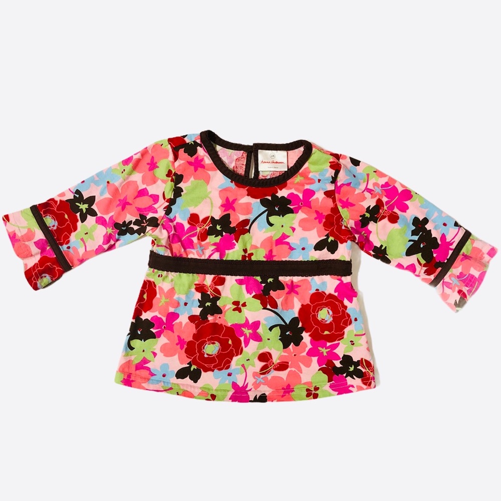 Hanna Andersson 100(4) floral blouse